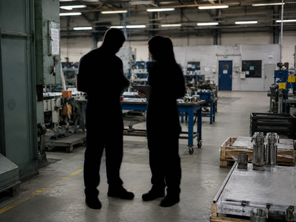 factory people background