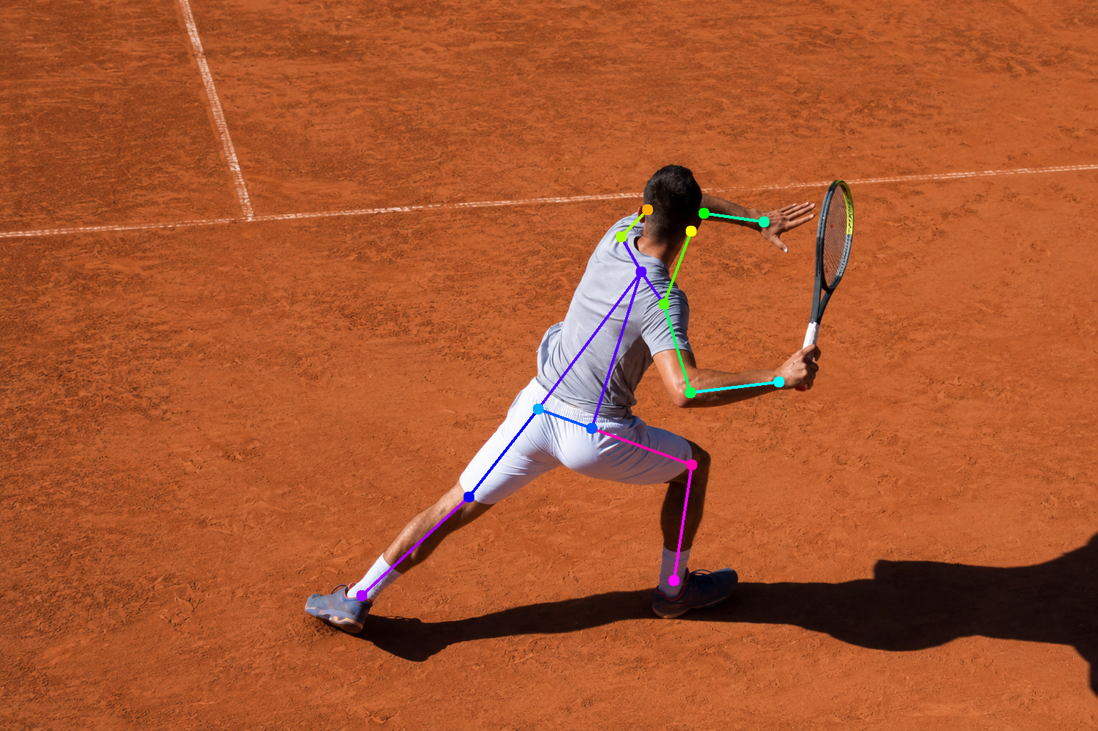tennis pose